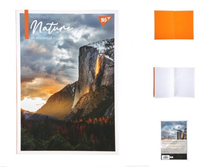 Блокнот YES А5/96 інт "Nature", клітинка 152078 G-Rich, фото 1