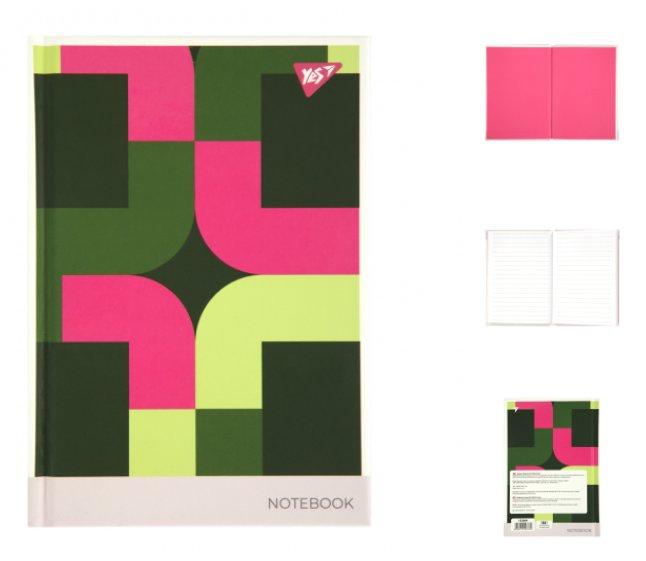 Блокнот YES А6/64 7БЦ "Abstraction. Black", лінія 152064 G-Rich, фото 1