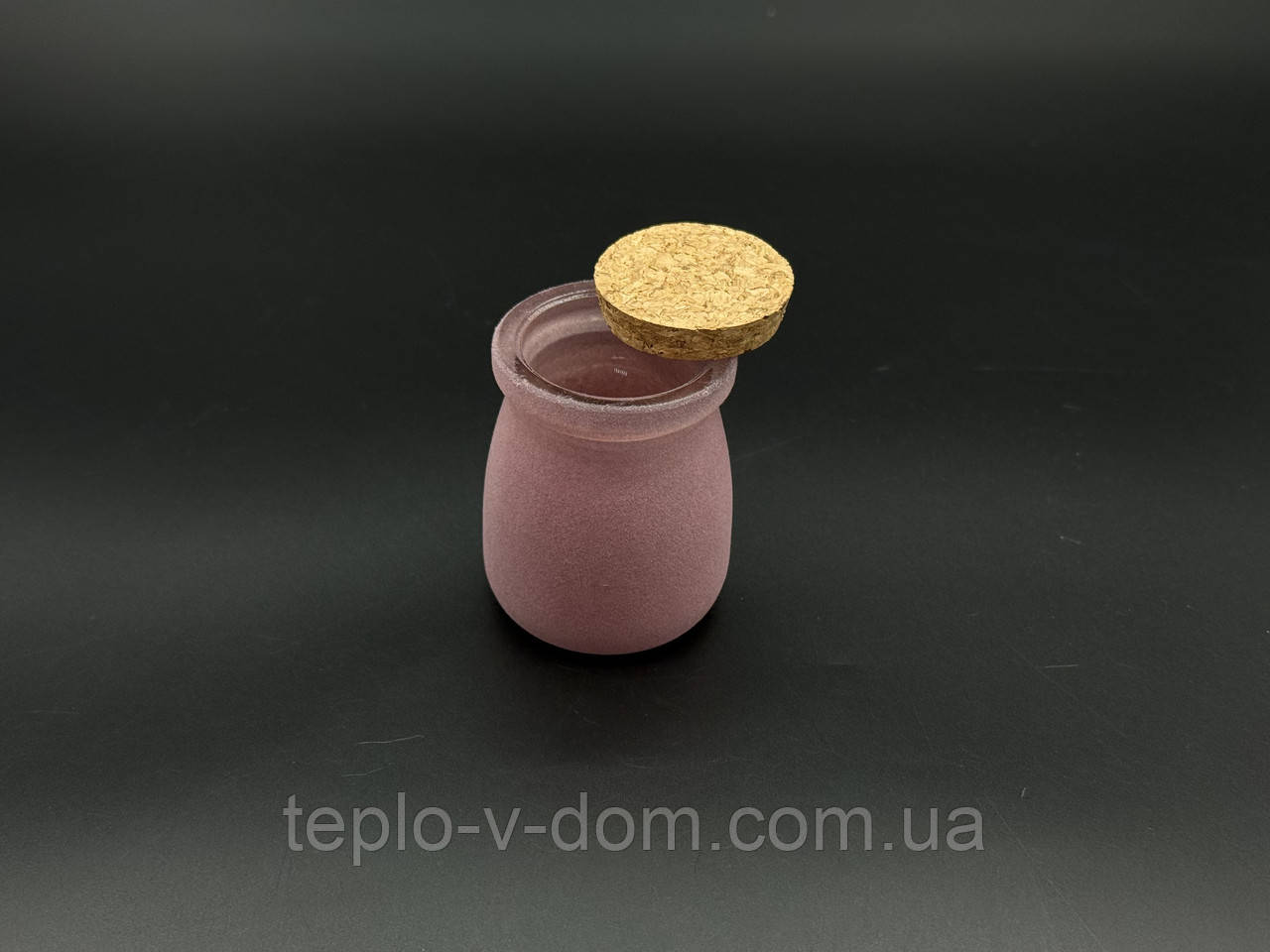 Скляна банка 71х56 "Рожий флок"/90 мл