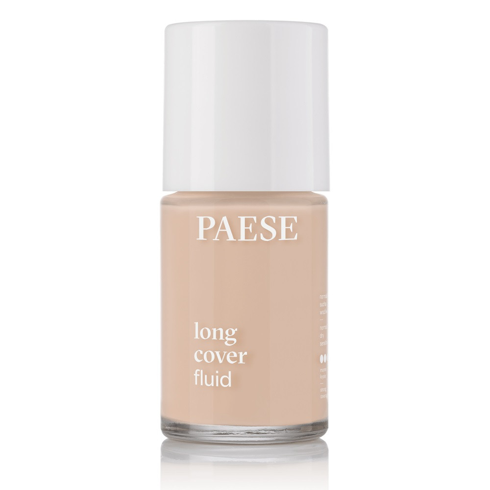 Тональний крем Paese Long Cover Fluid - 1,5 Beige (30 ml), фото 1