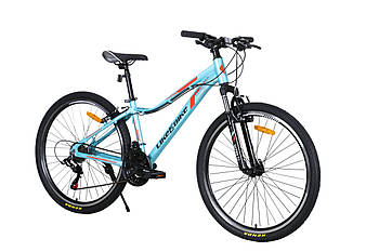 Велосипед спортивний "Like2bike Ultra 1.0" 26" дюймів (рама 14'', Shimano, збірка 85%) A212608 Бірюзовий