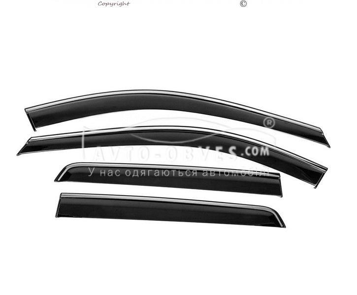 Вітровики з хромом Nissan Pathfinder R53 2021- … - тип: 4 шт, фото 1
