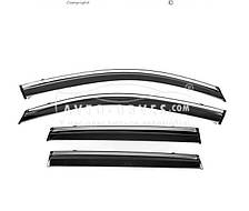 Вітровики з хромом Toyota Corolla Cross - тип: 4 шт