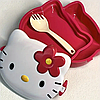 Пластиковий Контейнер дитячий Ланч-бокс Hello Kitty CAT-12R, фото 9