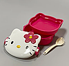 Пластиковий Контейнер дитячий Ланч-бокс Hello Kitty CAT-12R, фото 5