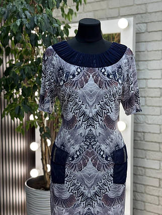 Неймовірна жіноча сукня, тканина "Масло" розмір 54, фото 1