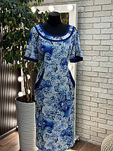 Неймовірна жіноча сукня, тканина "Масло" розмір 54, фото 2