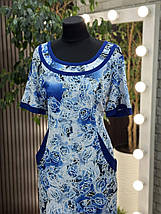 Неймовірна жіноча сукня, тканина "Масло" розмір 54, фото 3