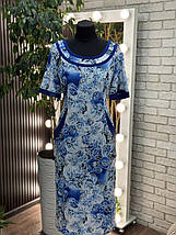 Неймовірна жіноча сукня, тканина "Масло" розмір 54, фото 5