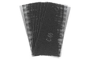 Сітка абразивна Intertool P60, розмір 105x280 мм, набір 10 шт., шліфувальні елементи, Китай (KT-6006)