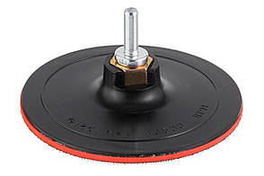 Диск для шліфувального кола Intertool 125 мм х 10 мм з перехідником М14 та хвостовиком 10 мм для дрилі