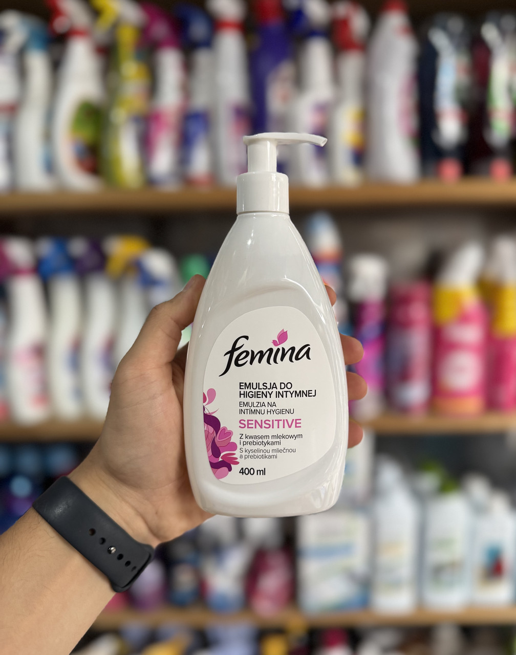 Засіб для інтимної гігієни Femina Emulsja Sensitive Protect 400ml, фото 1