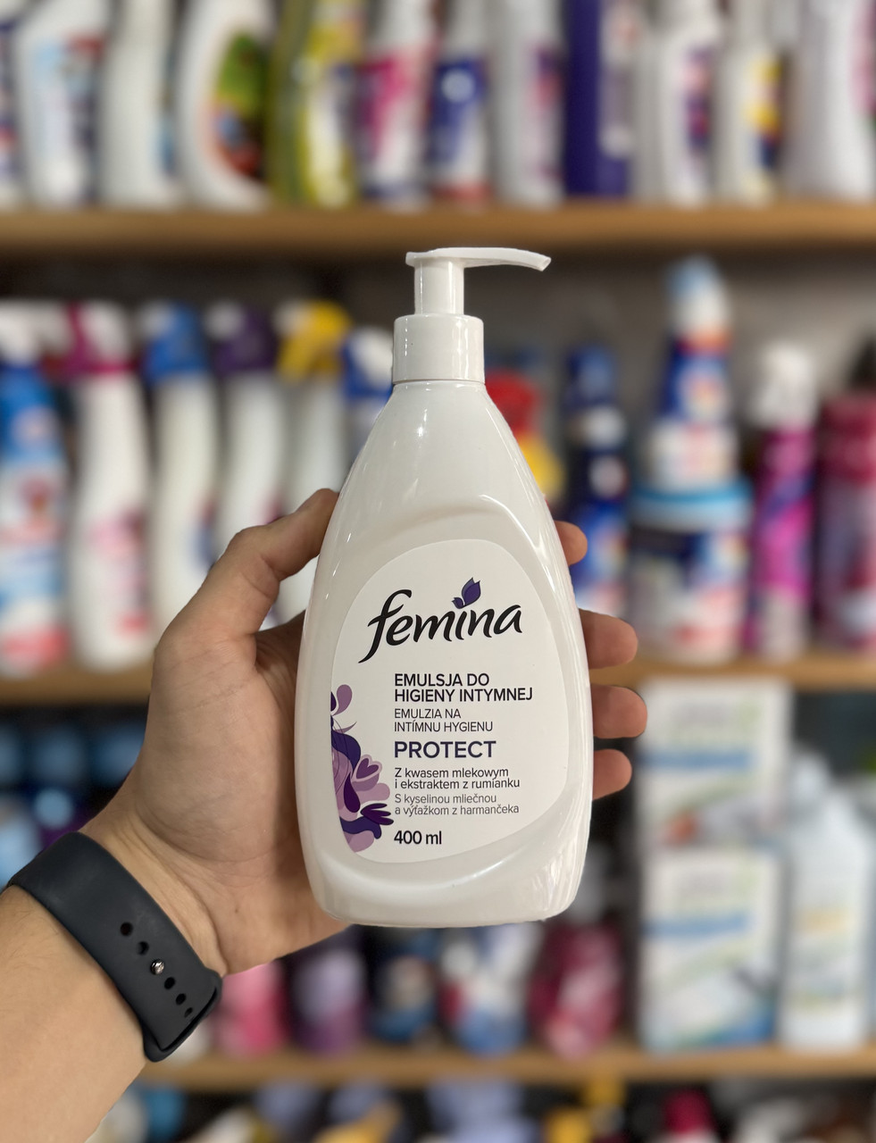 Засіб для інтимної гігієни Femina Emulsja Protect 400ml, фото 1