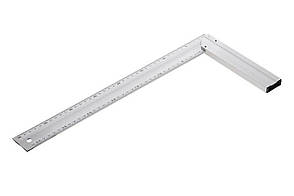 Кутник Intertool MT-2064 400 мм алюмінієвий для точного вимірювання та розмітки прямих кутів