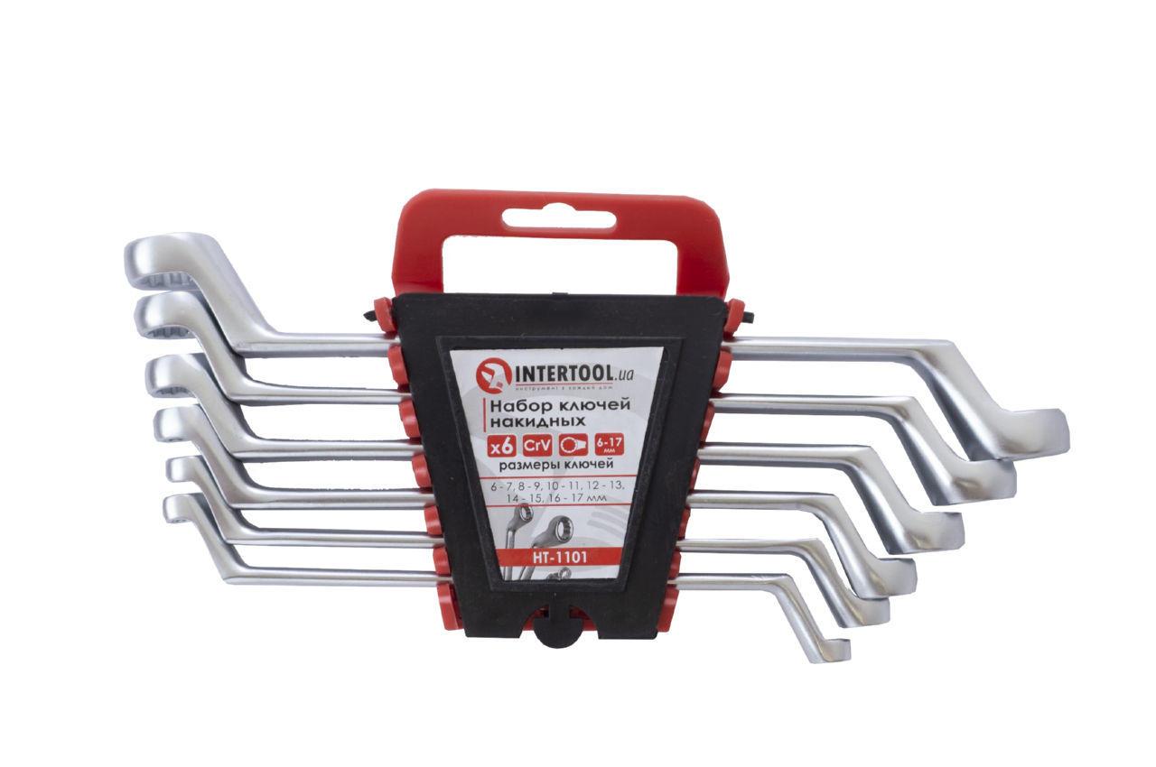 Набір накидних ключів Intertool 6 шт. (6-17 мм) Storm (HT-1101)