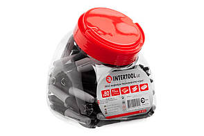 Маркер перманентний Intertool 93 мм чорний, незмивний, 80 шт./упаковка (KT-5010)