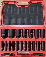 Набір подовжених ударних головок LEX LXIS20E 1/2 10-38мм