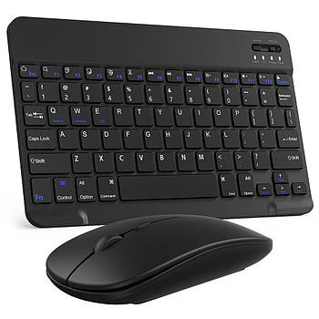 Бездротова Bluetooth клавіатура з мишкою, BT Combo / Портативна клавіатура для планшета