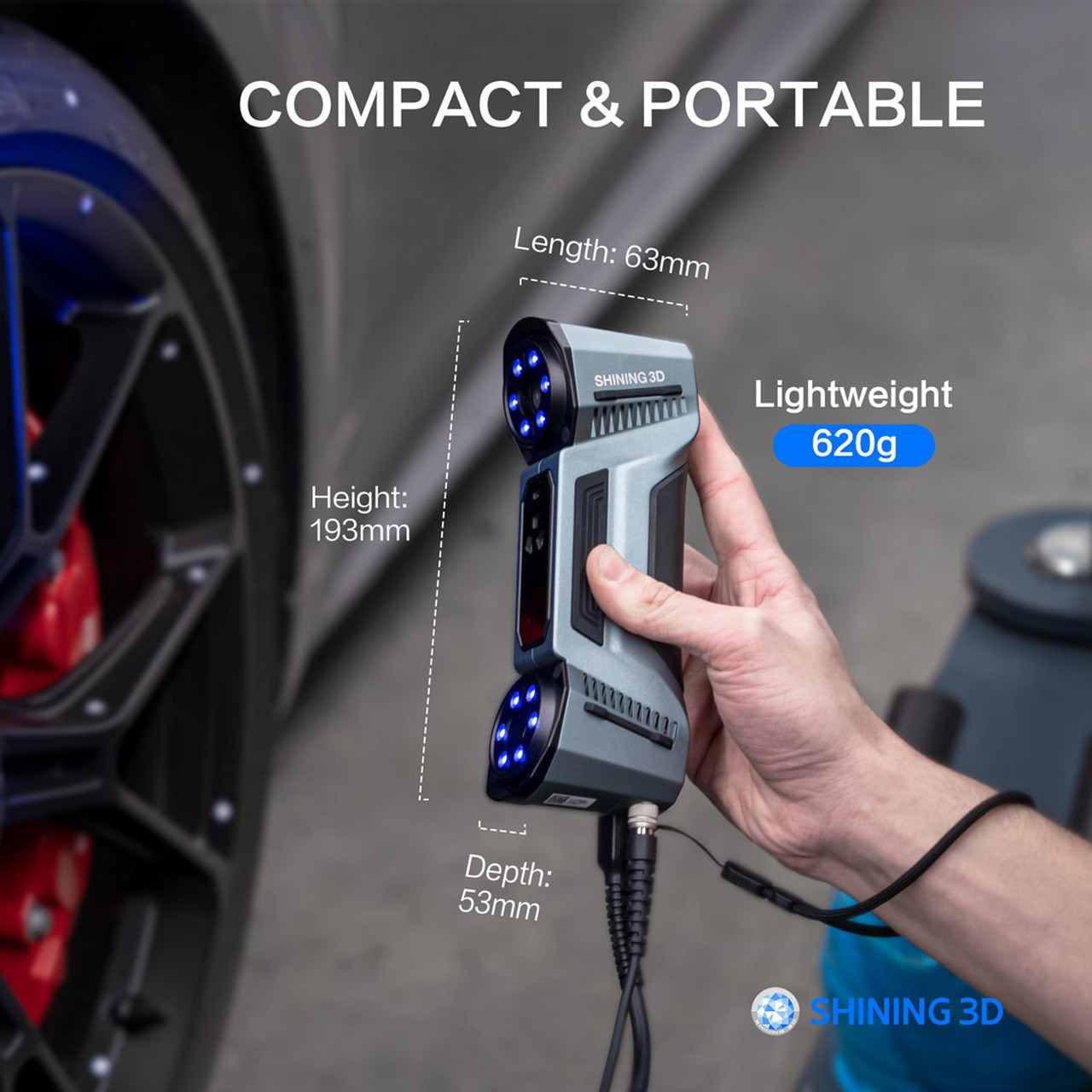 3Д-сканер SHINING 3D FreeScan Combo