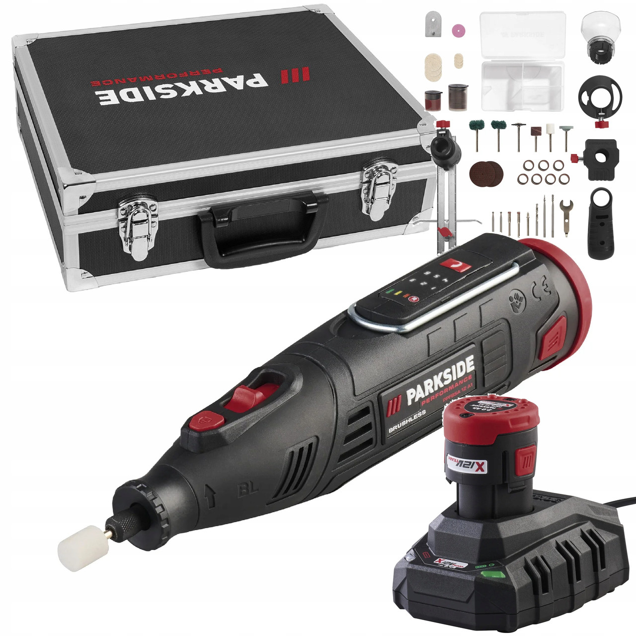 Багатофункціональна шліфувальна машина PARKSIDE PPFBSA 12 A1 з акумулятором, фото 1