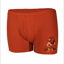 Чоловічі подовжені шорти транки Lans Лев 06/012 цегла червоні