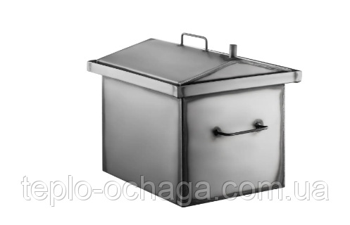 Коптильня гарячого копчення "М" сталь 1.5 мм, 2 яруси та 3 гачки + подарунок