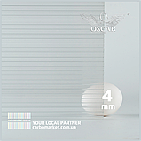 Стільниковий полікарбонат 2100Х6000Х4 mm OSCAR Standard гранат, фото 3