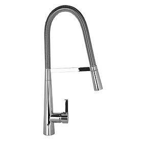 Змішувач для кухні Globus Lux LAZER GLLR-1032 на пружині з душевою лійкою