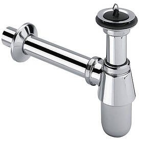 Сифон для раковини 1 1 1/4"х1 1/4" хром бутил з/г VIEGA 366681