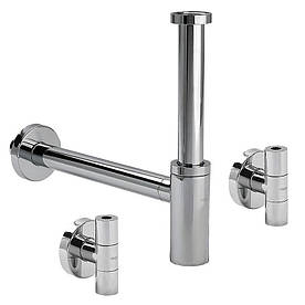 Сифон у комплекті Eleganta Set 1 1/4" метал хром VIEGA 492489 (57884)