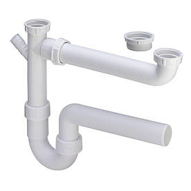 Сифон для мийки подвiйний пластиковий VIEGA 329174