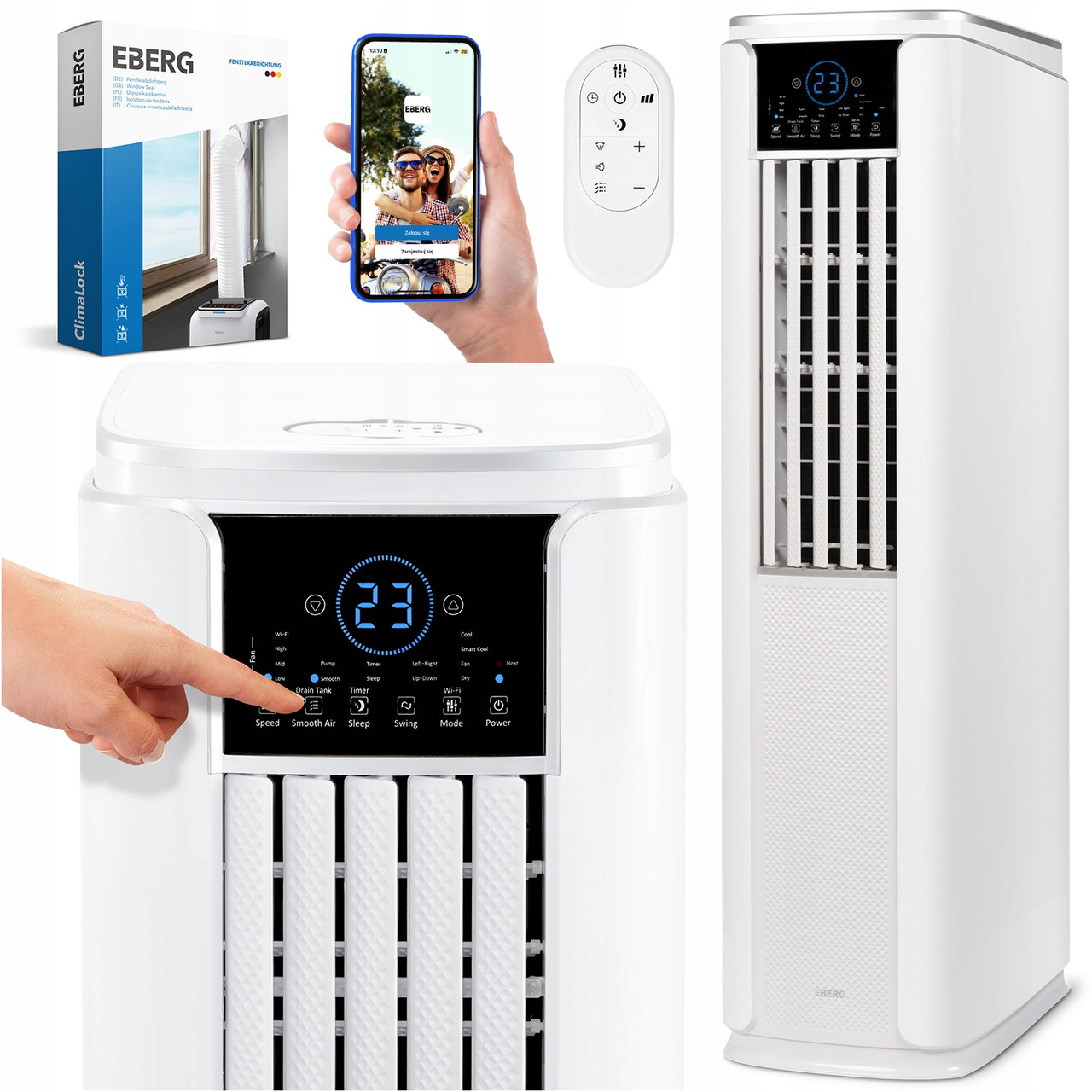 Кондиціонер переносний EBERG®  ACROS 2 A47X1  4.7kW WiFi