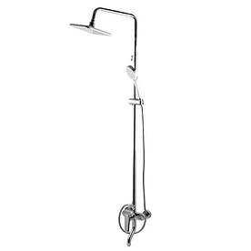 Душова система DOMINO BLITZ VAN-DBC-0002 латунь, штанга 160 см, з виливом, Комплект