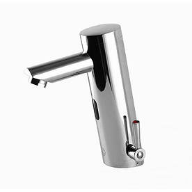 Змішувач сенсорний для умивальника Tremolada-8503 BATTERY підключення 6V, H=160мм, Hot/Cold (Italy)