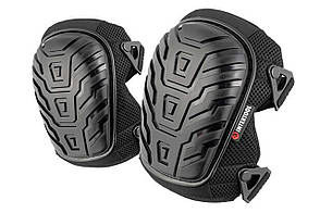 Захисні наколінники будівельні Intertool квадратні з силіконовою подушкою, тканина Оксфорд, ПВХ, неопрен