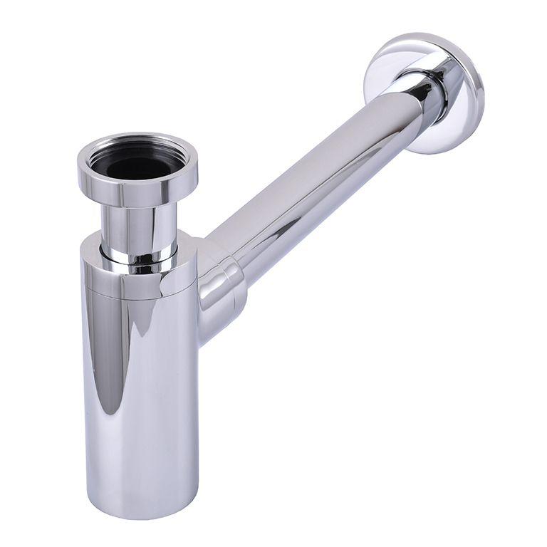 Сифон для раковин циліндричний, латунь, 1 1/4 ", ХРОМ Globus Lux GSB-32-125-00, фото 1