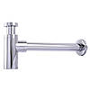 Сифон для раковин циліндричний, латунь, 1 1/4 ", ХРОМ Globus Lux GSB-32-125-00, фото 4