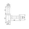 Сифон для раковин циліндричний, латунь, 1 1/4 ", ХРОМ Globus Lux GSB-32-125-00, фото 7