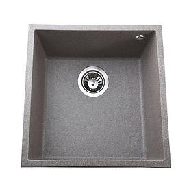 Гранітна мийка Globus Lux AMMER пiдстiльна, мокко 440 х 440 мм