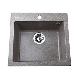 Гранітна мийка Globus Lux AOSTA мокко 490 x 455 мм