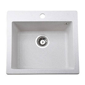 Гранітна мийка Globus Lux AOSTA перлина 490 x 455 мм