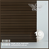 Сотовий полікарбонат 2100Х6000Х10 mm OSCAR Standard бурштиновий, фото 2