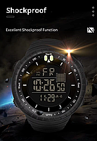 Годинник SYNOKE Спорт на свіжому повітрі Багатофункціональний водонепроникний ударостійкий дисплей з великим екраном Світлодіодний