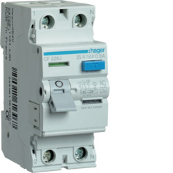ПЗВ 2P 25A 300mA AC hager CF226J