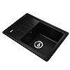Гранітна мийка Globus Lux MONO чорний 620 х 435 мм - А0002, фото 2