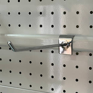 Гачок на овальну перемичку хромований 20см (6мм)