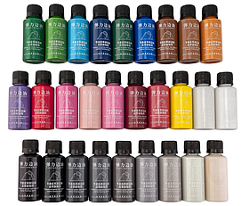 Фарба матова для оброблення краю урізу шкіри Elastic Edge Oil 30мл