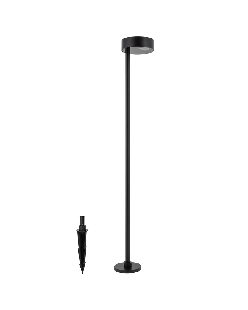 Світильник вуличний ландшафтний Nowodvorski 11542 Ruby LED 1x7W 3000K 400Lm IP54 чорний