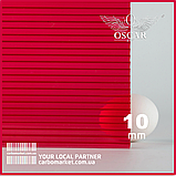 Стільниковий полікарбонат 2100Х6000Х10 mm OSCAR Standard бірюзовий, фото 6