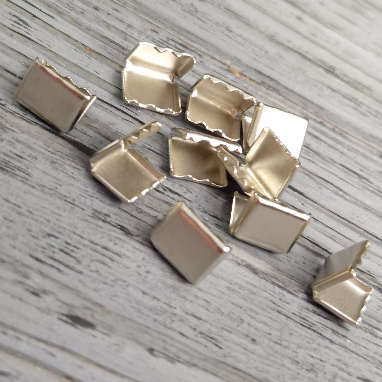 Наконечник (затискач) для шнура 10 мм (Нікель), фото 1